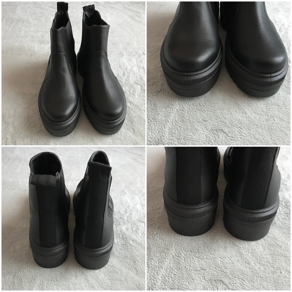 Steve Madden Yardley Platform Chelsea Boot Black 8 - Picture 4 of 11